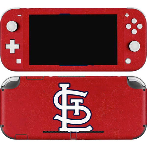 MLB St. Louis Cardinals - Solid Distressed Nintendo Switch Lite Skin